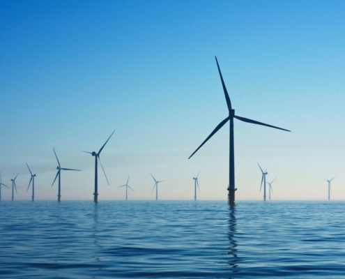 Offshore Wind Park at German Baltic Sea