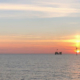 Sunset at German North Sea